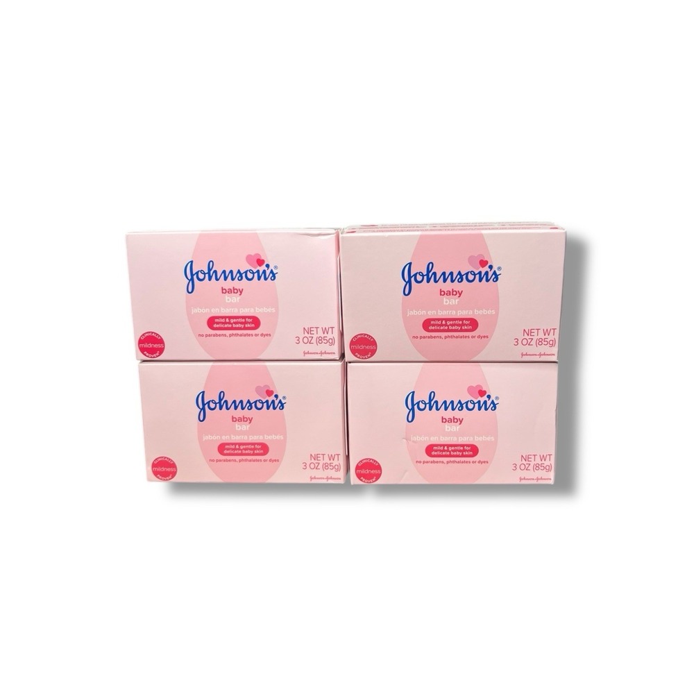 Johnson's Baby Bar Soap 3oz ( 4 bars ) - Picture 4 of 4